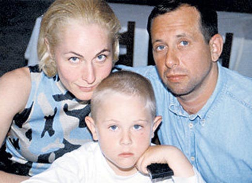 Марина Куделинская и Андрей Владимиров с сыном