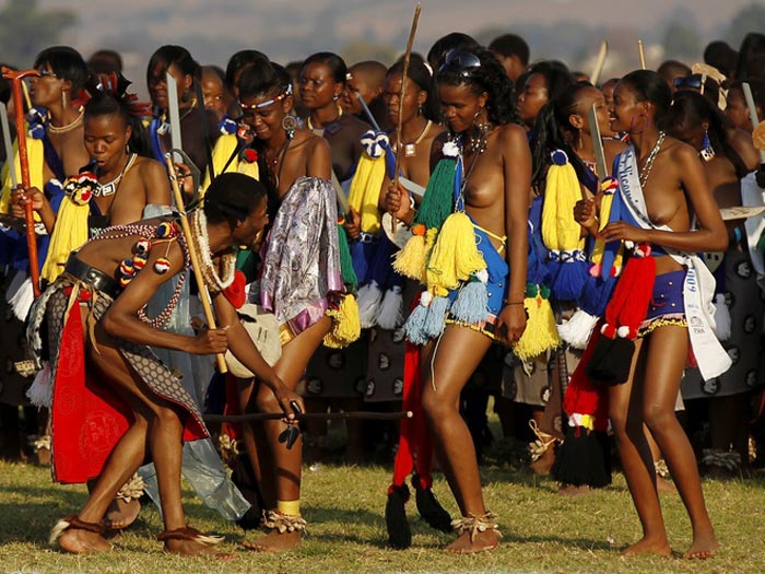 король Мсвати III выбирает жену 2