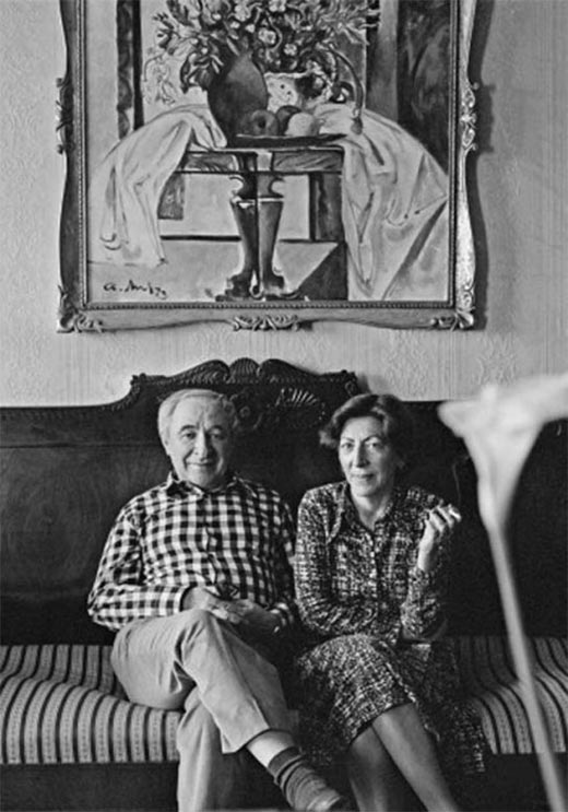 Натела Товстоногова и Евгений Лебедев