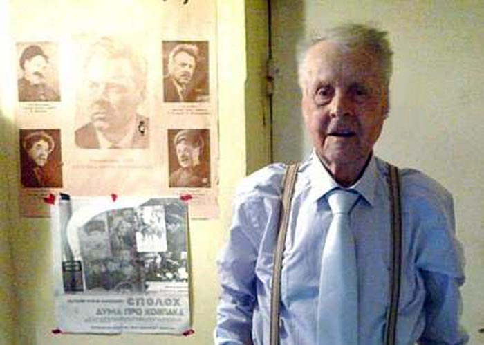 Пётр Ластивка старший в старости