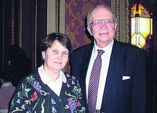 Сергей Хрущёв и жена Валентина