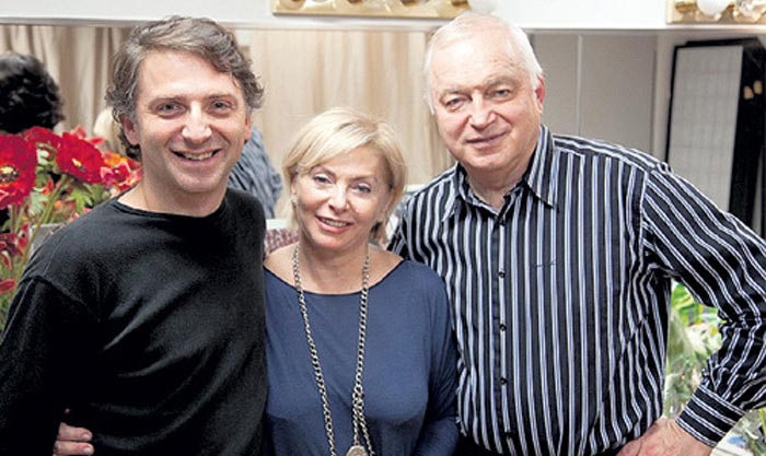 Сергей Никитин и Татьяна Никитина с сыном Александром