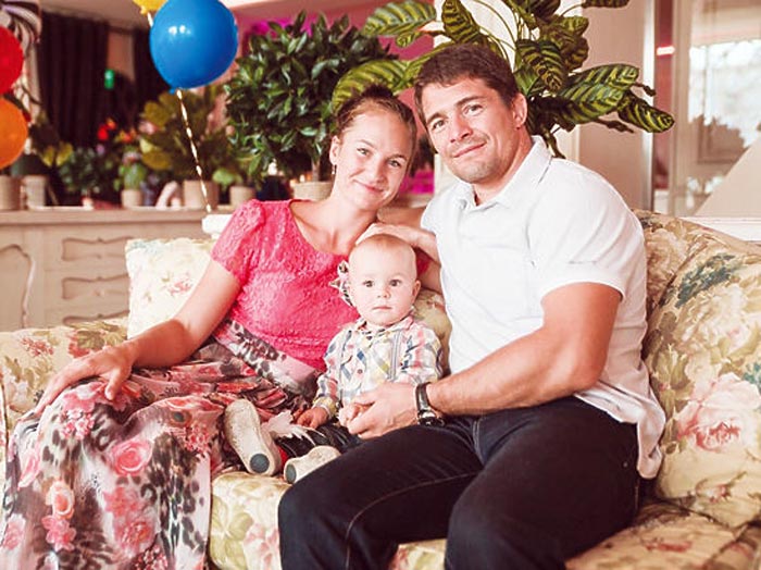 Софья Великая и Алексей Мишин с сыном Олегом