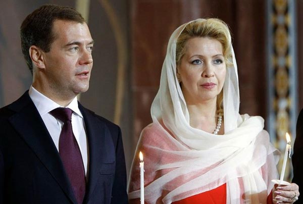 Светлана Медведева и Дмитрий Медведев 3