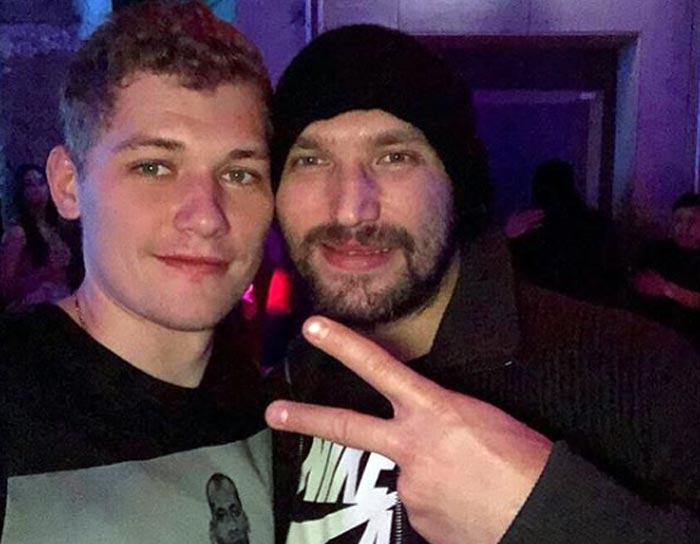 хоккеист Андрей Миронов и Александр Овечкин