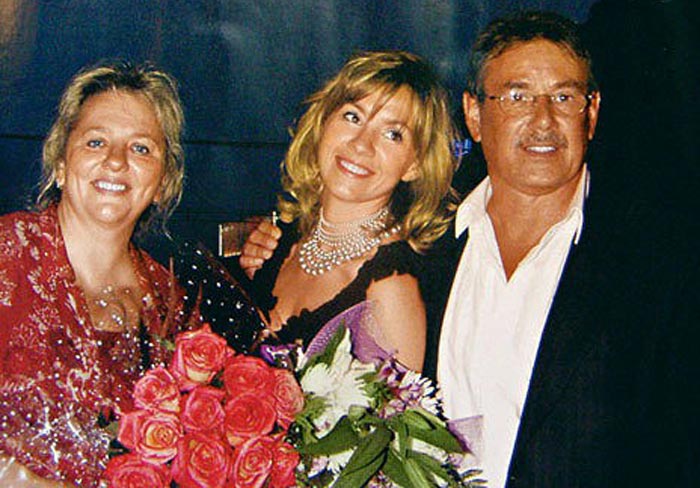 Анастасия Чухрай с родителями
