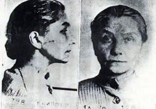 Анна Тимирева во время ареста