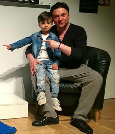 Максим Лагашкин и сын Лука