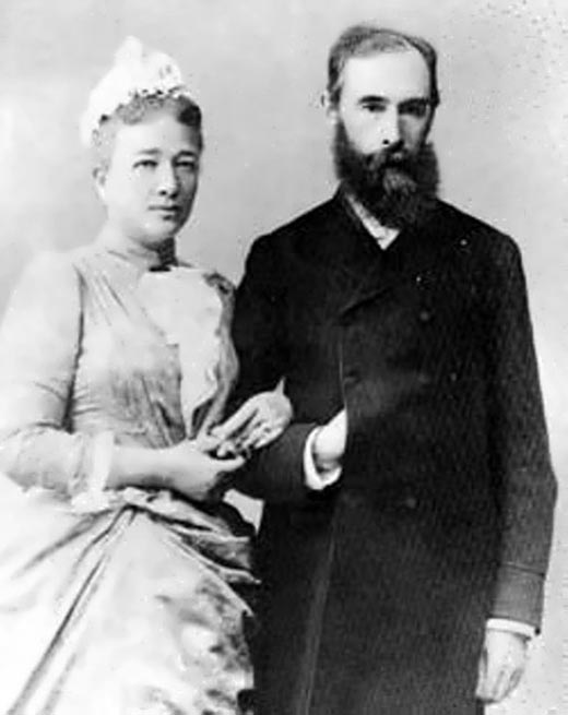 Павел Третьяков и жена Вера Мамонтова