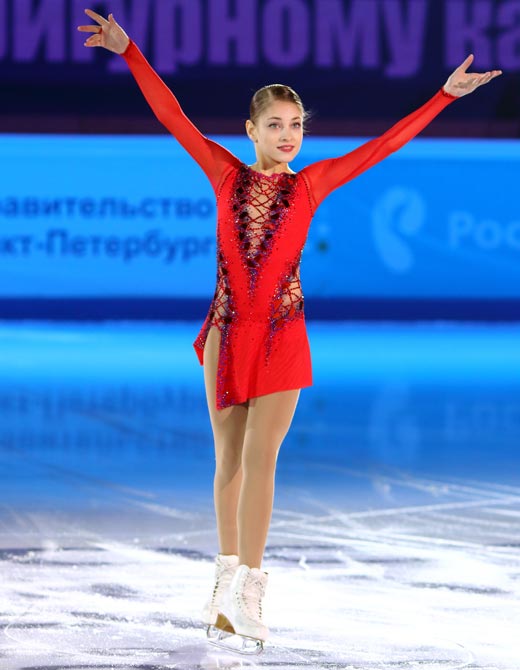 Алена Косторная на льду