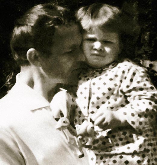 Александр Борисов и дочь Лада