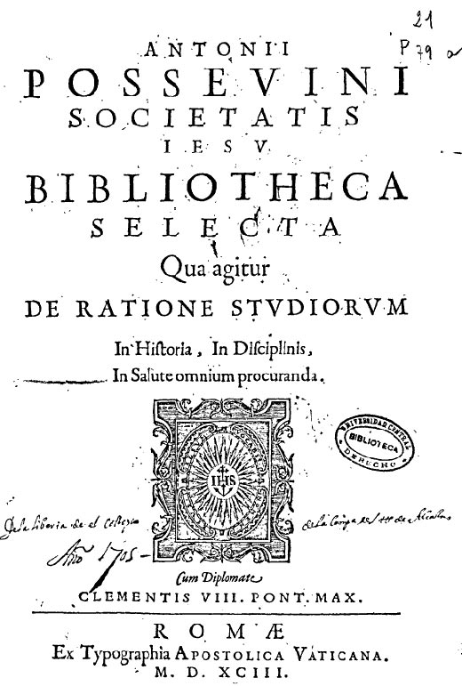 книга Антонио Поссевино