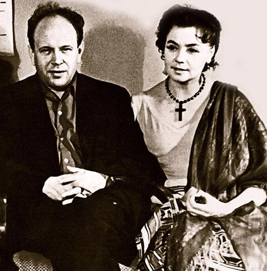 Борис Равенских и Лилия Гриценко