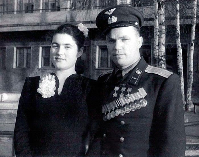 Иван Кожедуб и жена Вероника