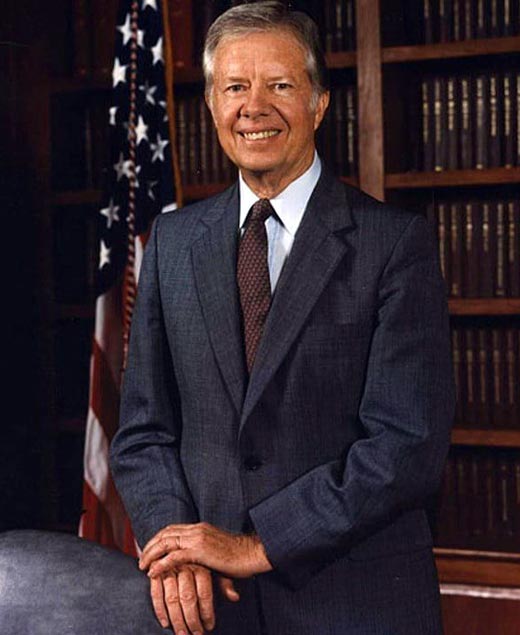 Тридцать девятый президент США Джимми Картер