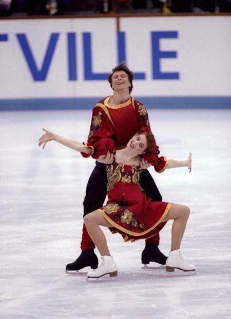 Марина Климова и Сергей Пономаренко на льду 3