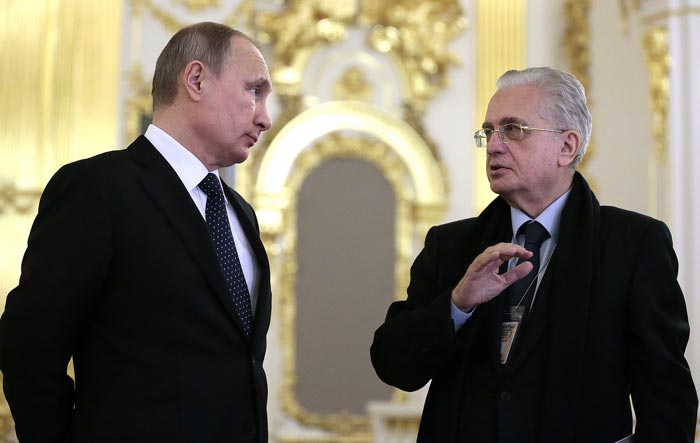 Михаил Пиотровский и Владимир Путин