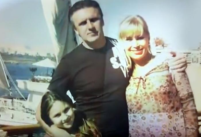 Ольга Спиркина и Давид Гаситашвили с дочерью Марией