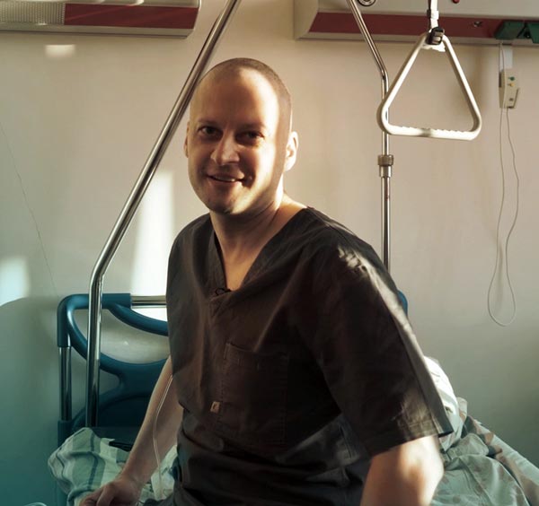 Андрей Павленко во время болезни