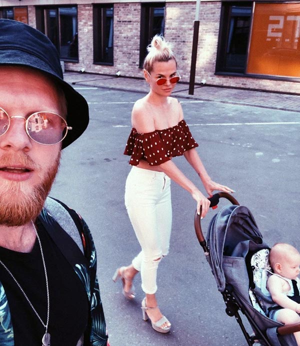 Юрий Шурховецкий с женой и сыном