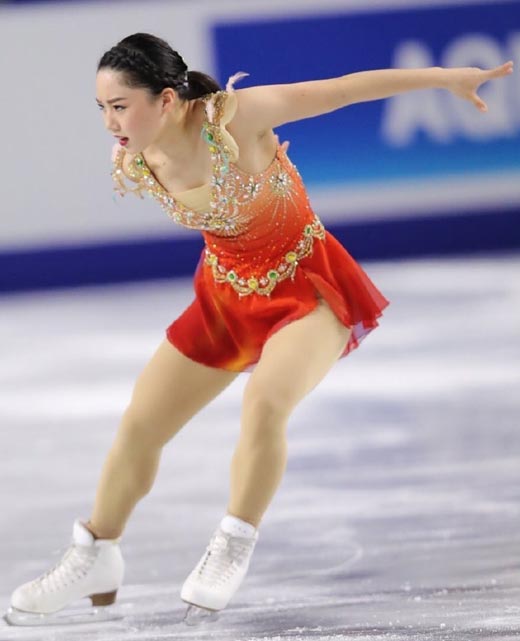 Вакаба Хигути на льду 2