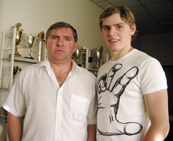 Владимир Крутов и сын Алексей