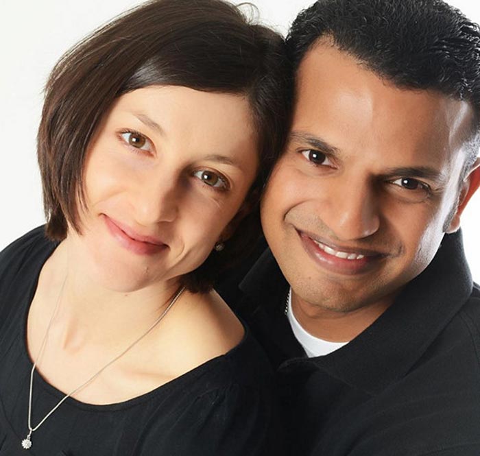 Юлия Пахалина и муж Мухаммед