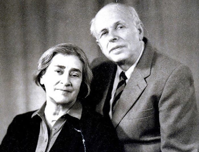 Андрей Сахаров и жена Елена Боннэр