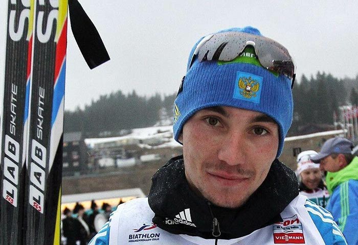 Российский биатлонист Александр Логинов