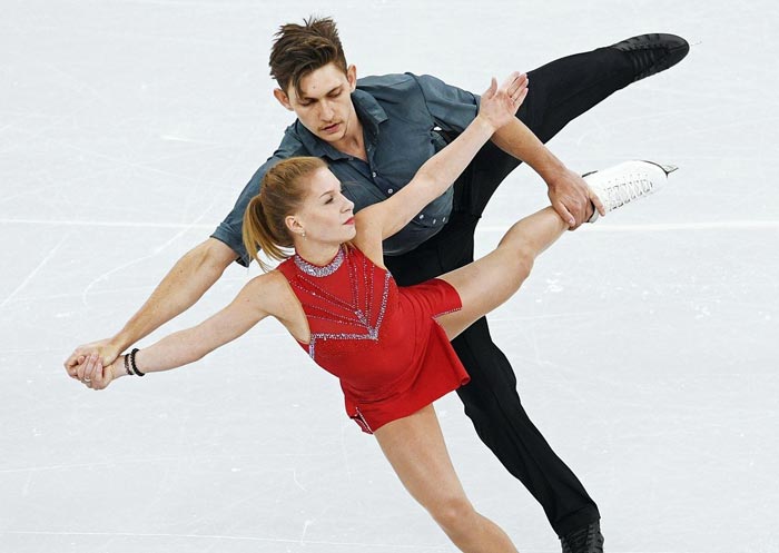 Екатерина Александровская и Харли Уиндзор на льду