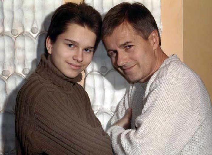 Андрей Ливанов и отец Игорь Ливанов
