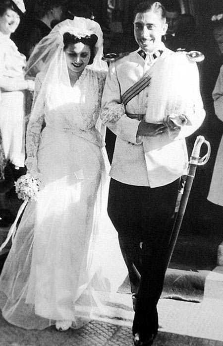 свадьба Аугусто Пиночет и Лусия Ириарт