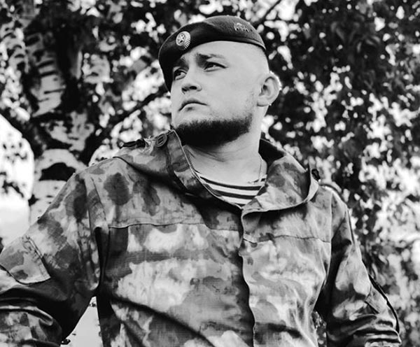 Бека Кузенбаев во время службы в ВДВ