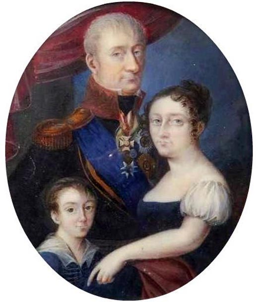 Леонтий Беннигсен с семьей