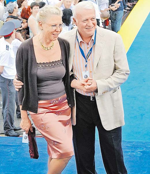 Борис Ноткин и жена Ирина Ноткина