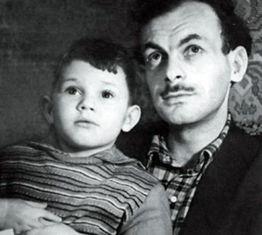 Булат Окуджава и сын Игорь