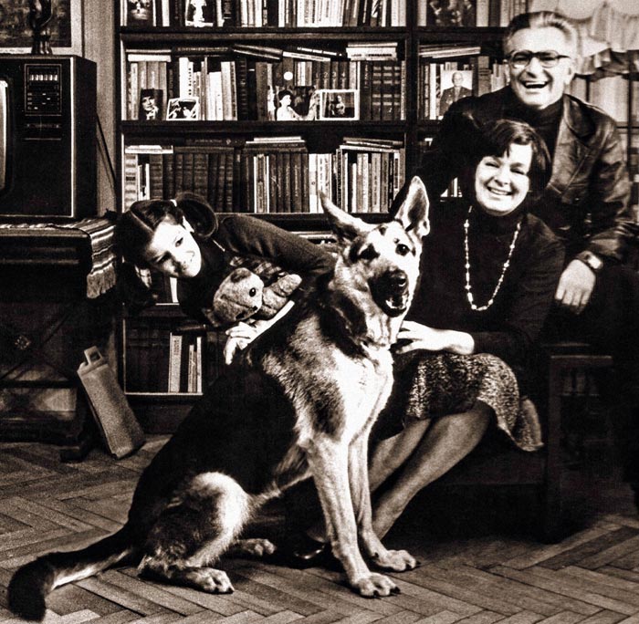 Елена Изергина и Даль Орлов с дочерью