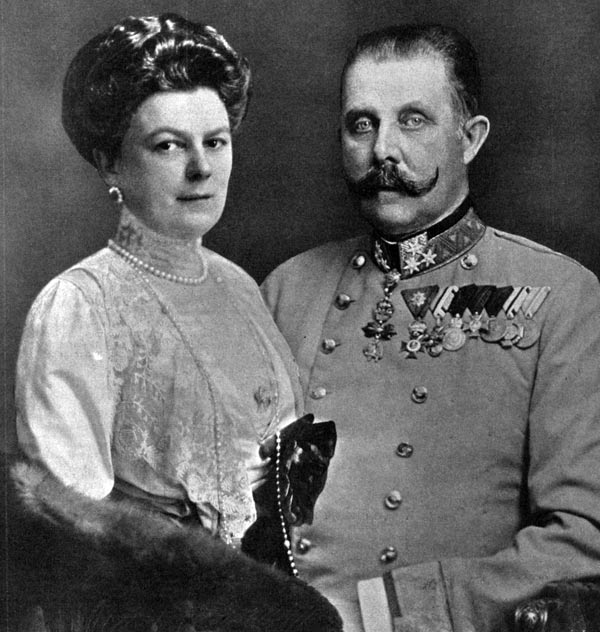 Эрцгерцог Франц Фердинанд и жена София