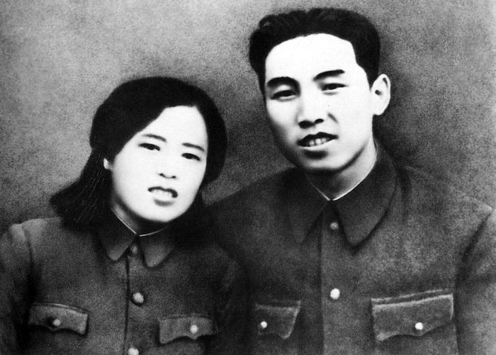 Ким Ир Сен и жена Ким Чен Сук