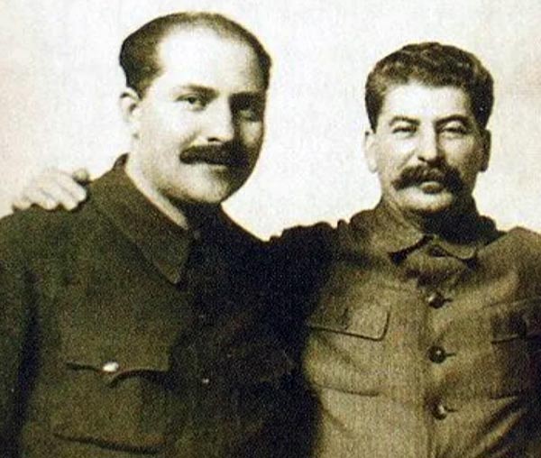 Лазарь Каганович и Иосиф Сталин