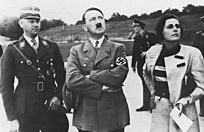 Лени Рифеншталь и Адольф Гитлер