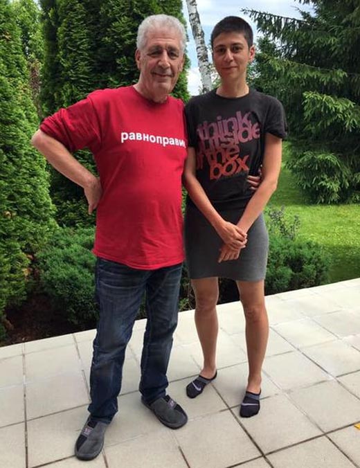 Лев Новоженов и дочь Александра