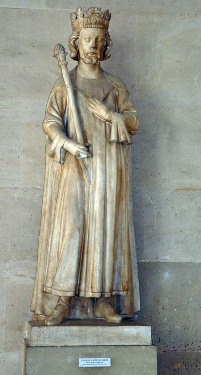 Статуя Людовика VI в Версале