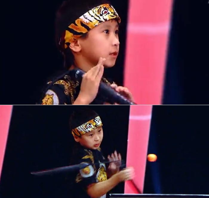 Нурмухаммад Ташмаматов настольный теннис с нунчаками