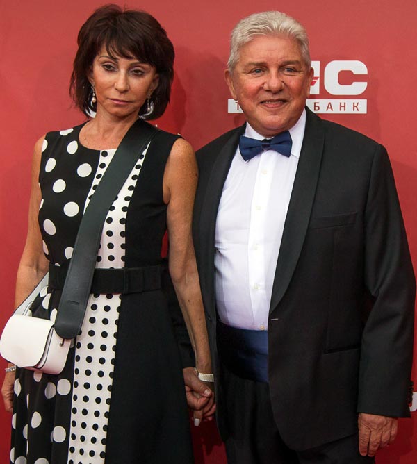 Олег Филимонов и жена Лариса