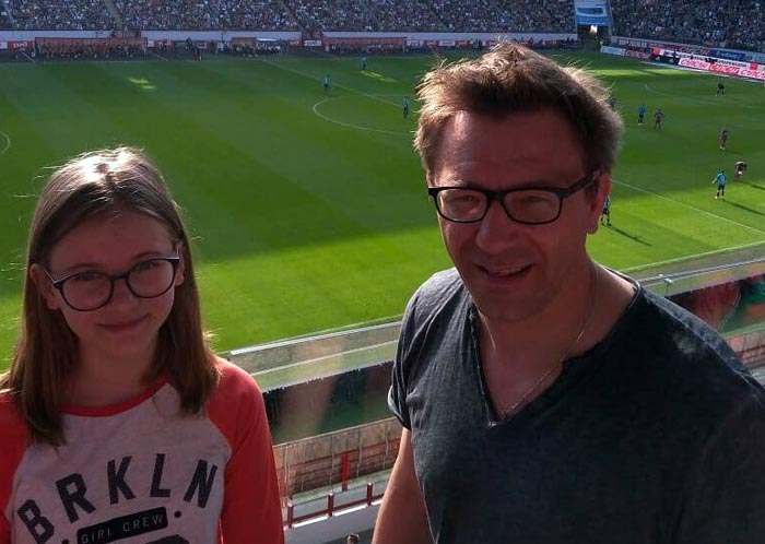 Ростислав Бершауэр и дочь Соня