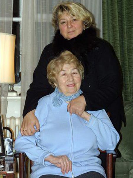 Татьяна Тарасова и мать Нина Григорьевна