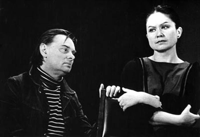 Татьяна Щукина и Владимир Андреев в спектакле Утиная охота