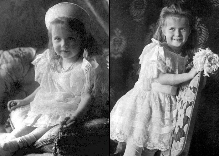 Великая княжна Анастасия Николаевна в детстве