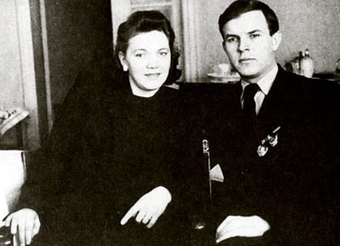 Владимир Семичастный и жена Антонина